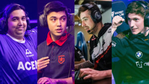 BLAST Spike Nations 2 player pool including Acend's cNed, Gambit Esports, nAts, G2 Esports' KennyS, and Fnatic's Boaster