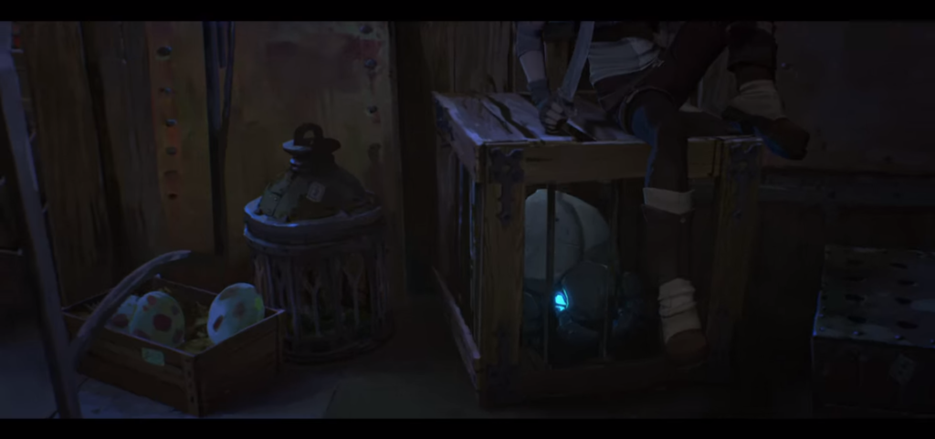 Baby Krug in Zuan featured in Arcane Act 1 Episode 1