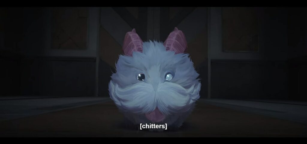 Heimerdinger's Poro making an entrance in Arcane Act 2 Episode 4