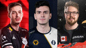 CSGO pros KennyS, Tarik, and JasonR