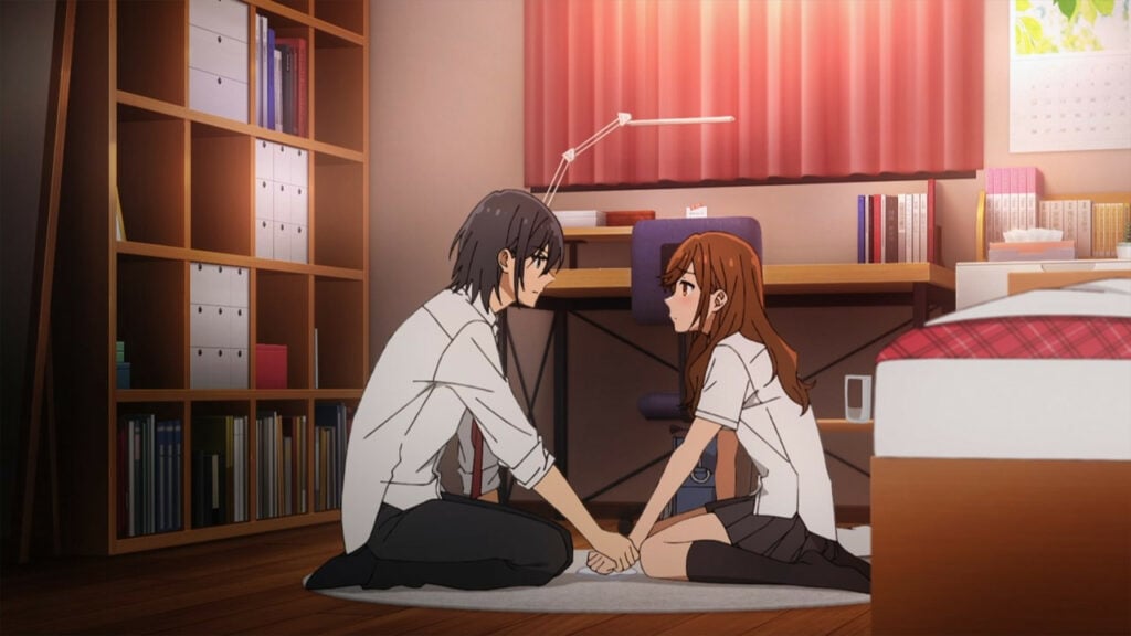 Anime protagonists Hori and Miyamura in HoriMiya.