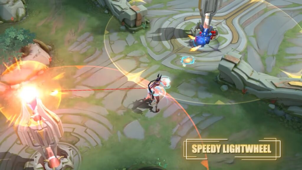 Mobile Legends: Bang Bang marksman hero Wheel of Justice Karrie skin in-game model