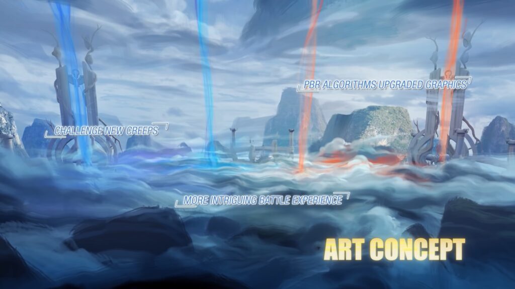 New Sanctum Island map art concept revealed by Moonton