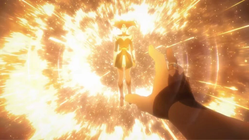 DOTA Dragon's Blood Mirana turning into the Sun, the Source of Creation