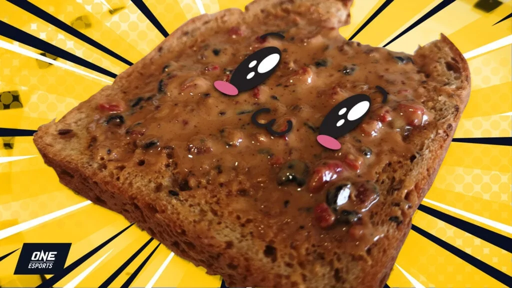 Jobbie's Pong peanut butter for gamers on bread