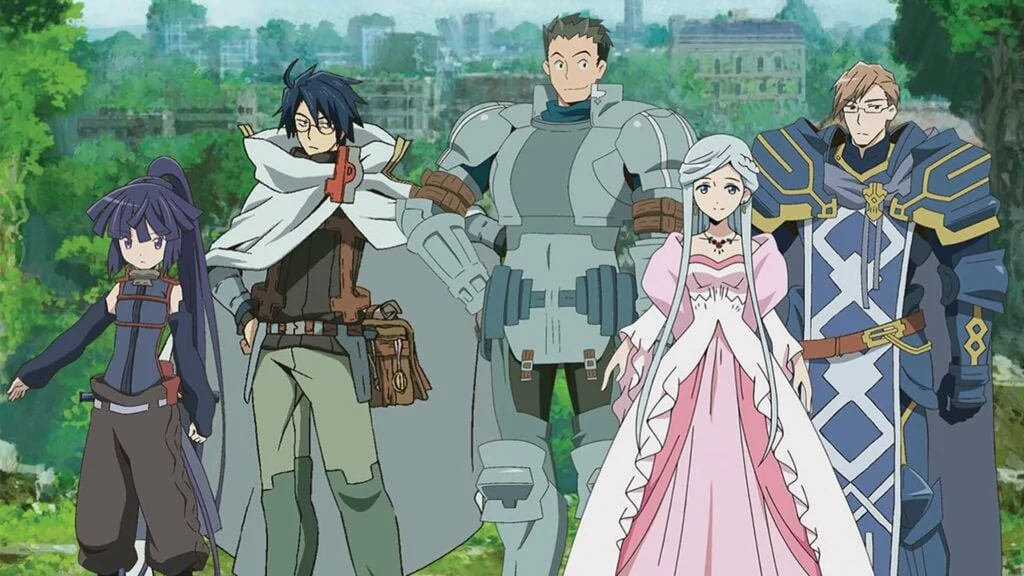 The characters for the anime Log Horizon