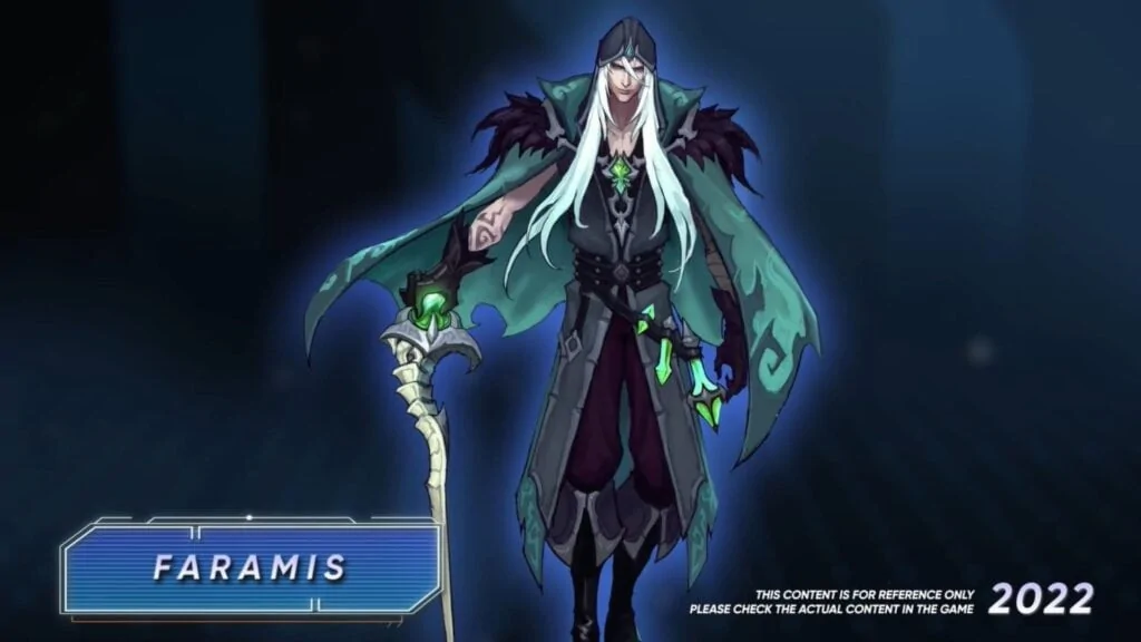 Mobile Legends: Bang Bang revamped Faramis artwork for 2022