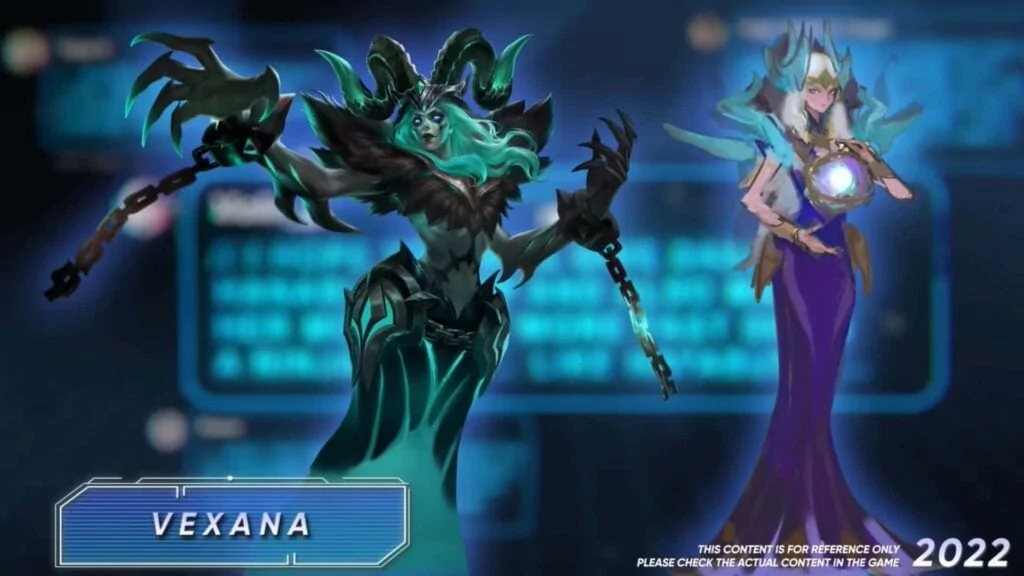 Mobile Legends: Bang Bang revamped Vexana artwork for 2022