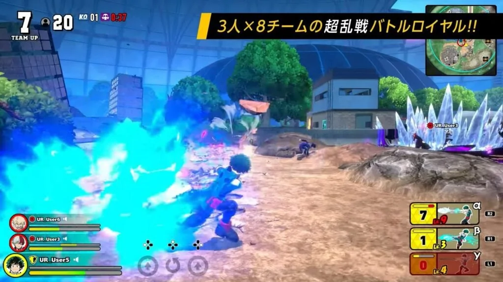 My Hero Academia Ultra Rumble gameplay screenshot