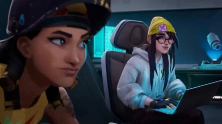 Riot Games multi-factor authentication, Raze and Killjoy in Riot Games' Warm Up Valorant cinematic