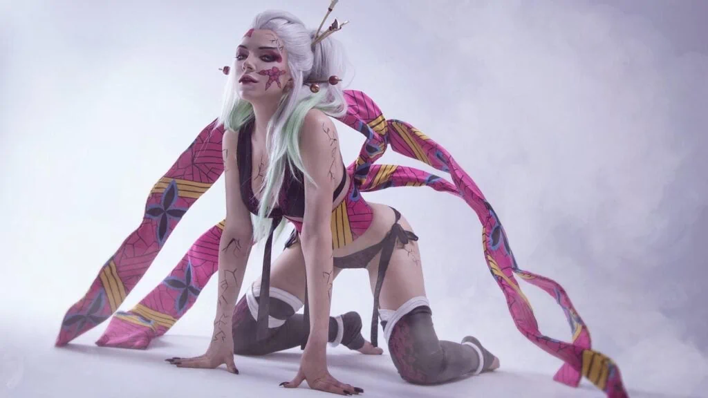 Daki cosplay by Milkey from Demon Slayer