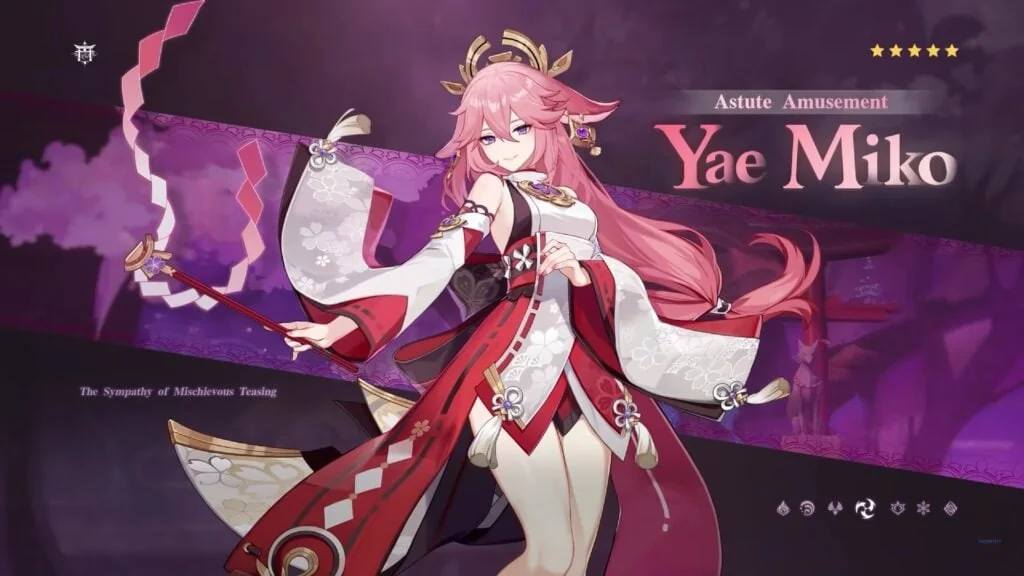 Yae Miko Yae Miko wallpaper in Genshin Impact