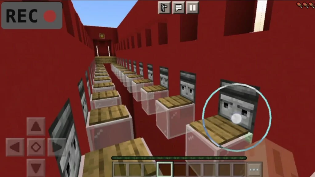 Squid Game's glass bridge recreated in Minecraft by u/grouchy-career-2974