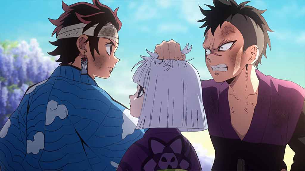Genya Shinazugawa from the Final Selection Arc in Demon Slayer