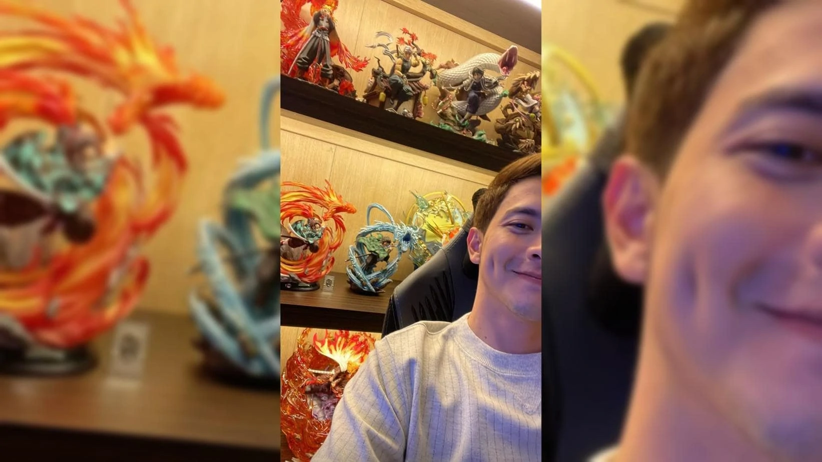 Demon Slayer figure collection by Alden Richards