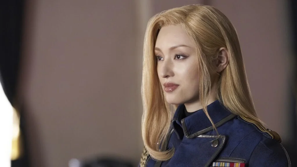 Chiaki Kuriyama as Olivier Mira Armstrong in the Full Metal Alchemist Live-Action 2022 film