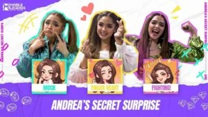 Andrea Brilliantes battle emotes in Mobile Legends: Bang Bang