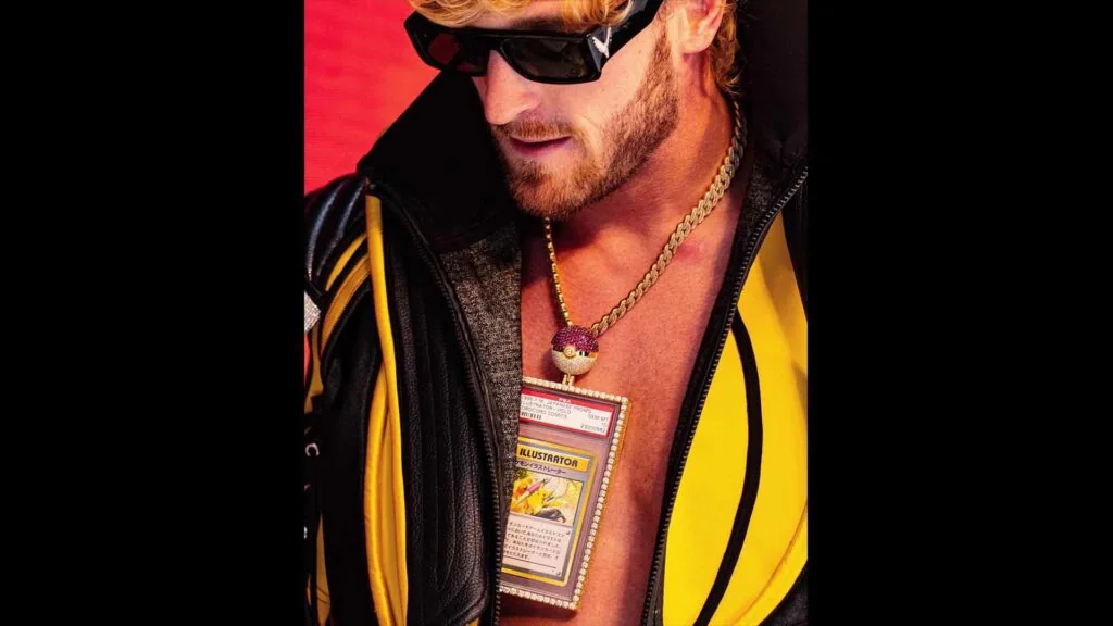 logan paul pokemon card necklace Collectible Sprigatito Pokémon Card | Hand-Painted Gift | Cat Lover Art |  Unique Present | Holiday Gifts ideas for Gamers main image 1