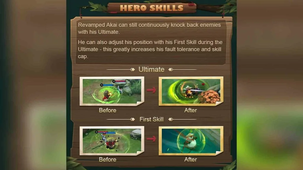 Mobile Legends: Bang Bang  revamped Akai skills