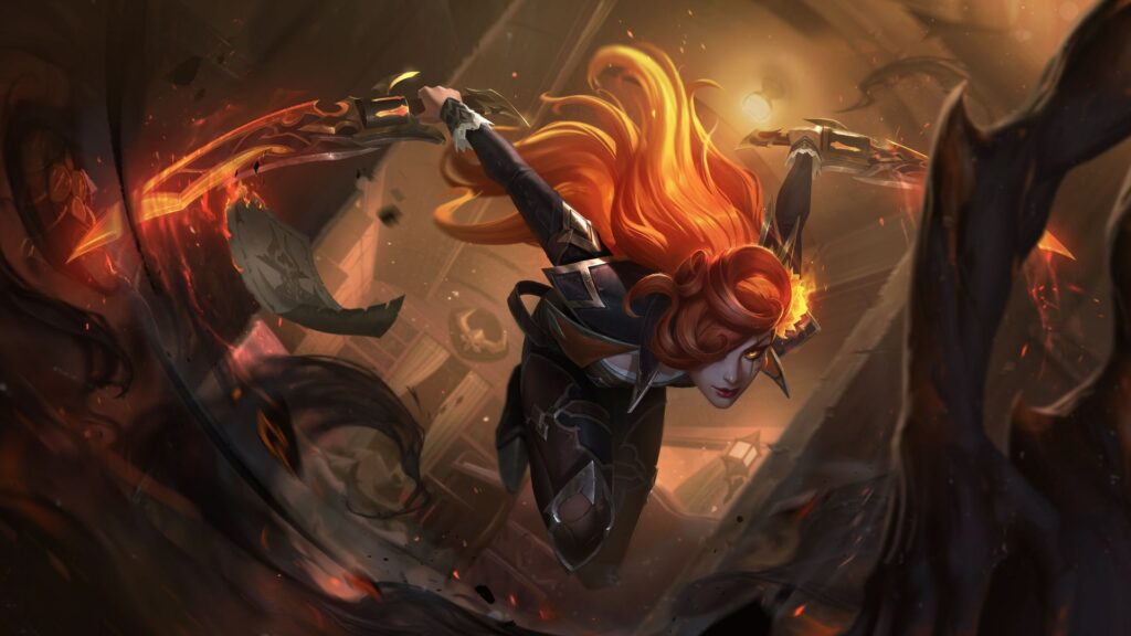 High Noon Katarina splash art from League of Legends