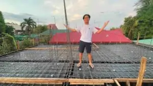 Blacklist International Edward "EDWARD" Jay Dapadap on top of his dream home