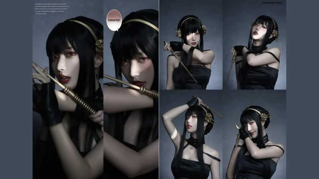 Yor Forger cosplay by Kiriko Cosplay from Spy x Family anime
