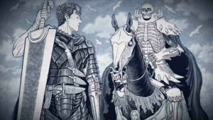 Guts and Skull Knight from Berserk Volume 41