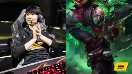 Gen.G Lehends next to Singed from League of Legends