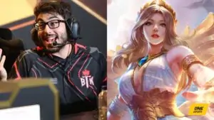 BTK jungle Michael "MobaZane" Cosgun with Mobile Legends: Bang Bang hero, Rafaela