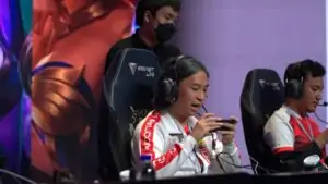 Pyae "JustiN" Sone Khant of Falcon Esports at MSC 2022
