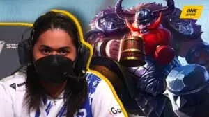 RSG PH Dylan "Light" Catipon with Mobile Legends: Bang Bnag hero, Franco
