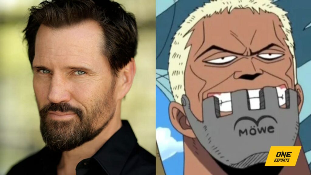Langley Kirkwood as Captain Morgan in the Netflix One Piece Live-Action
