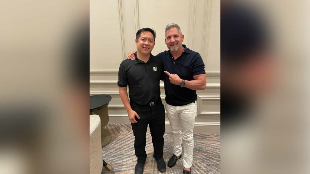 Bren Esports founder Bren Chong with a friend