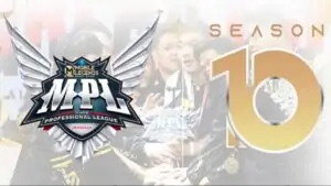 MPL ID Season 10 anniversary logo