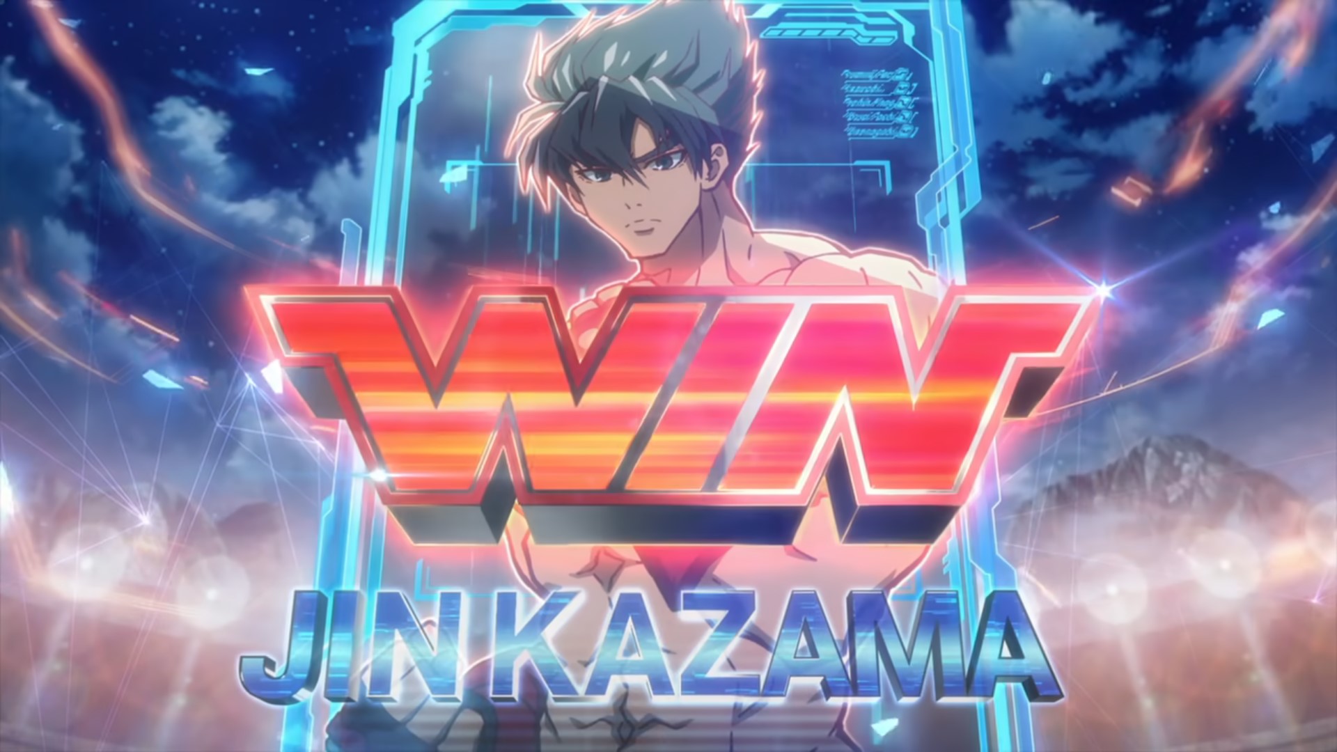 Jin Kazama win card in Tekken Bloodline