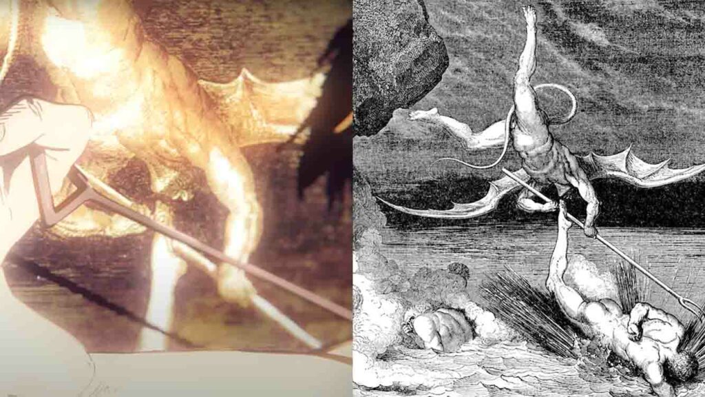 Chainsaw Man anime reference of Dante Alighieri's Divine Comedy