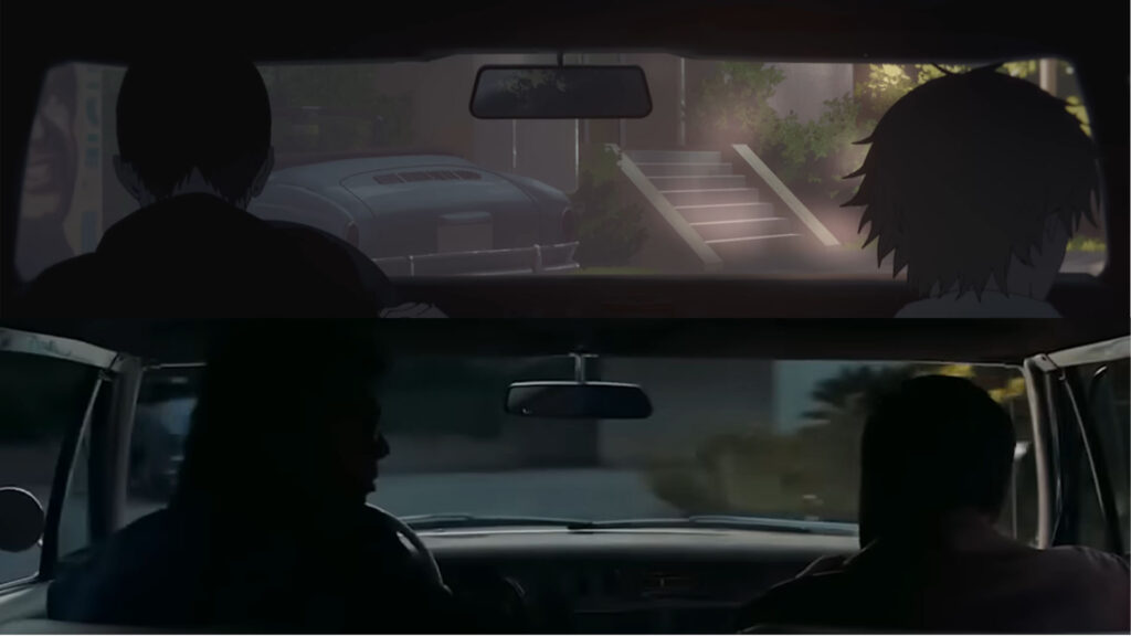 Chainsaw Man anime reference of Once Upon a Time in Hollywood