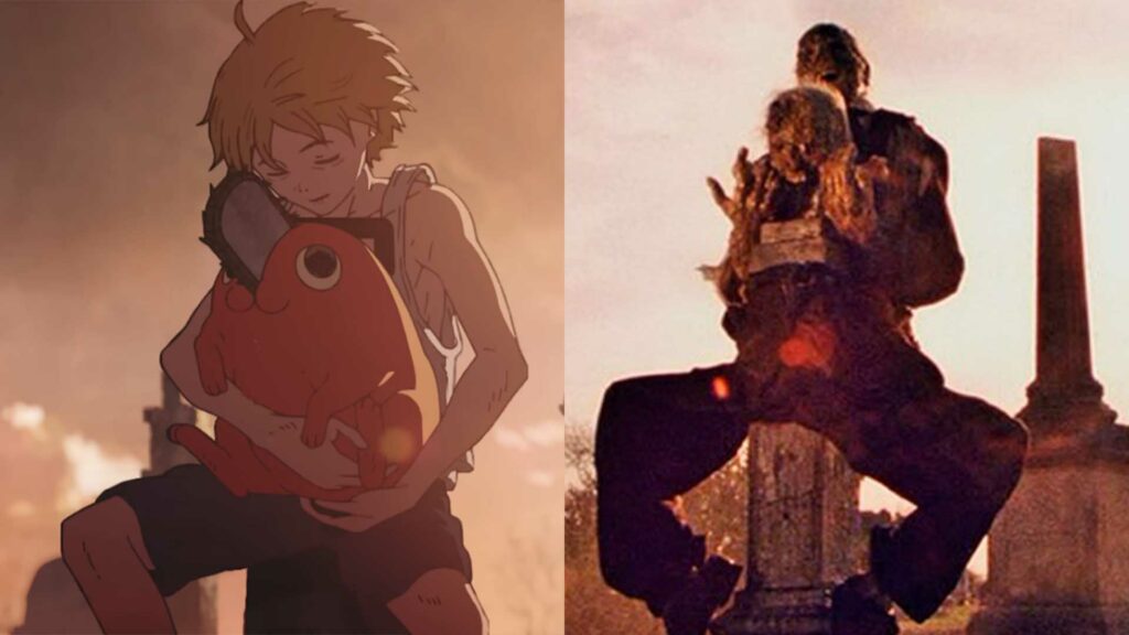 Chainsaw man anime reference of The Texas Chainsaw Massacre