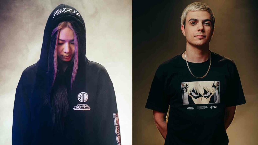 TSM x My Hero Academia hoodie and tee