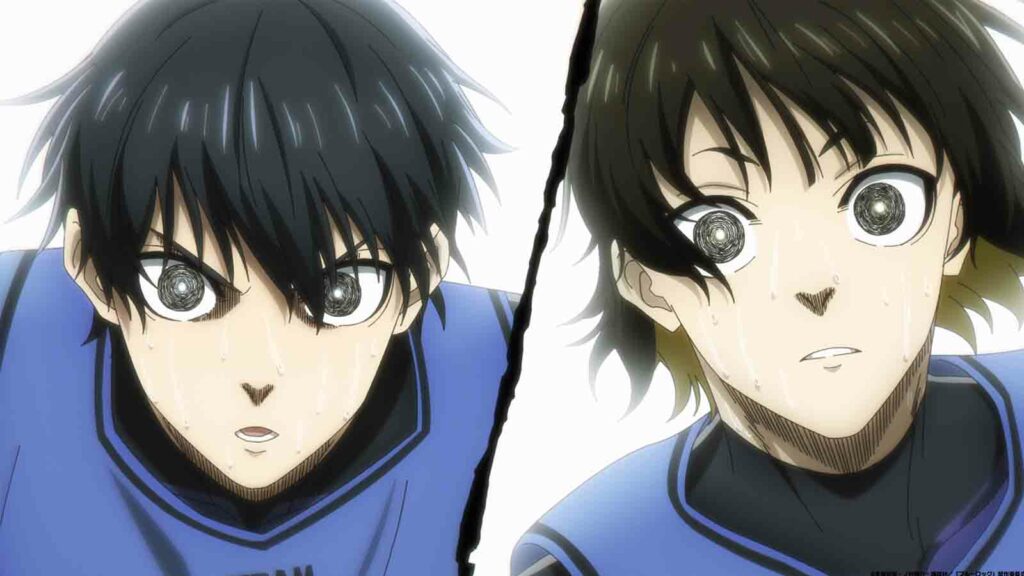 Blue Lock anime protagonists Isagi Yoichi and Bachira Meguru