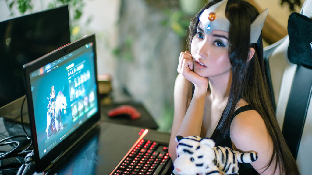 Alodia Gosiengfiao's Mirana cosplay from Dota 2