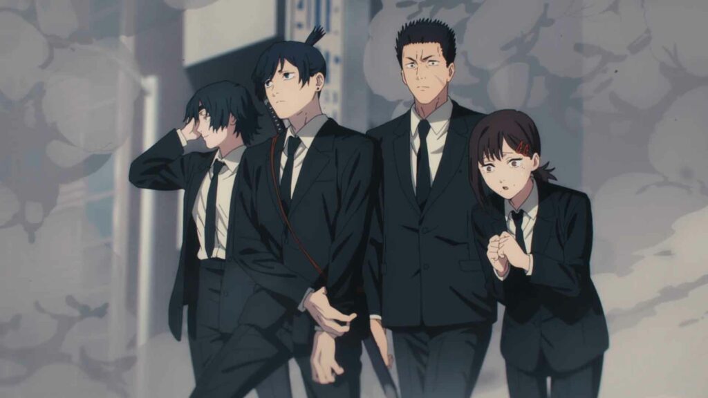 Aki and the tentative Devil squad in Chainsaw Man