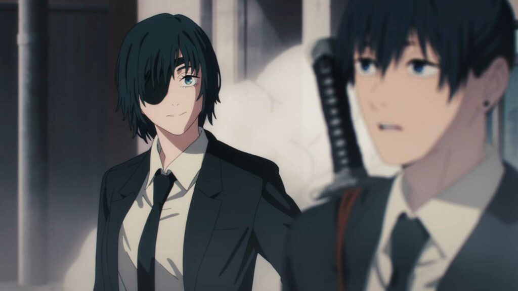 Aki next to Himeno in Chainsaw Man