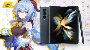 Ganyu phone from Genshin Impact and Samsung collaboration