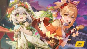 Nahida and Yoimiya from Genshin Impact