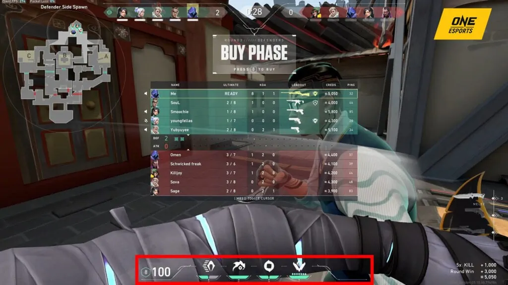 Valorant HUD