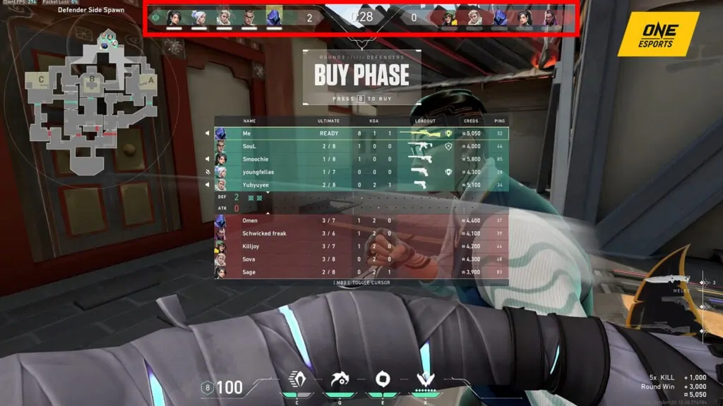 Valorant HUD