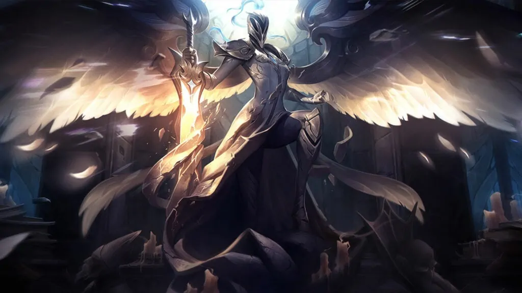 Silver Kayle splash art