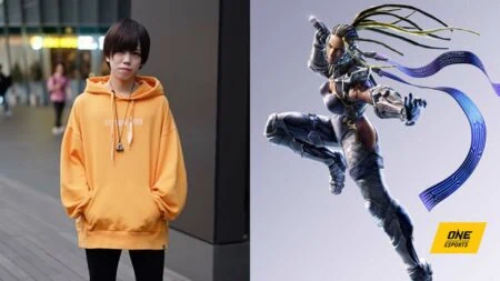 Pinya next to Master Raven in Tekken 7