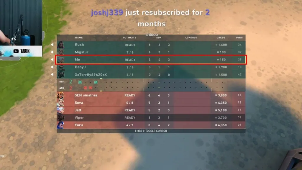 Twitch streamer Tarik playing Valorant